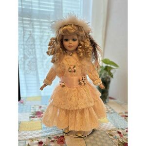 Vintage 90's Victorian Porcelain or Bisque Designer Doll